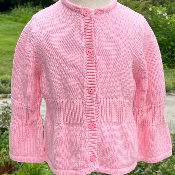 Vintage Gymboree NWT Pink Knit Sweater  Detachable Collar 18-24M Giraffe Club - Picture 5 of 12